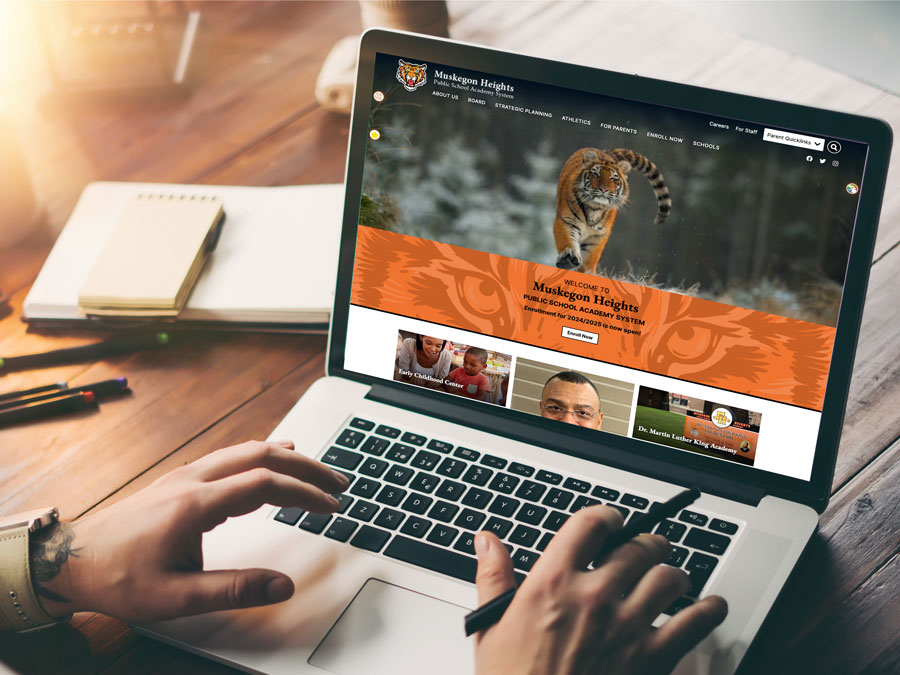 Muskegon Heights Public School Academy Custom Redesign